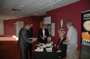 Swans100 Phil Bethell in action - first time the suit was deployed!