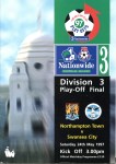 Northampton Town v Swansea City Play Off final Div 3 1997