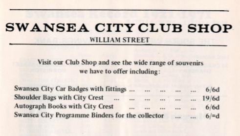 club shop 1971